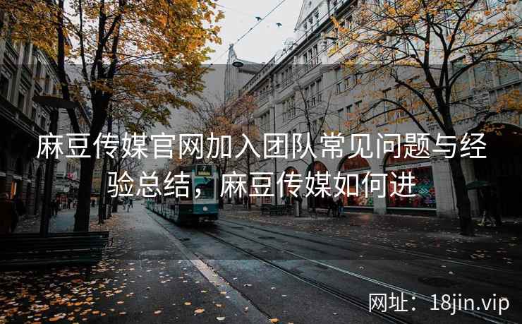 麻豆传媒官网加入团队常见问题与经验总结，麻豆传媒如何进