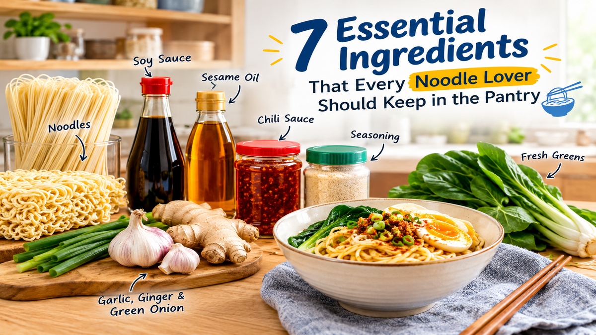 7 Essential Ingredients That Every Noodle Lover Should Keep in the Pantry