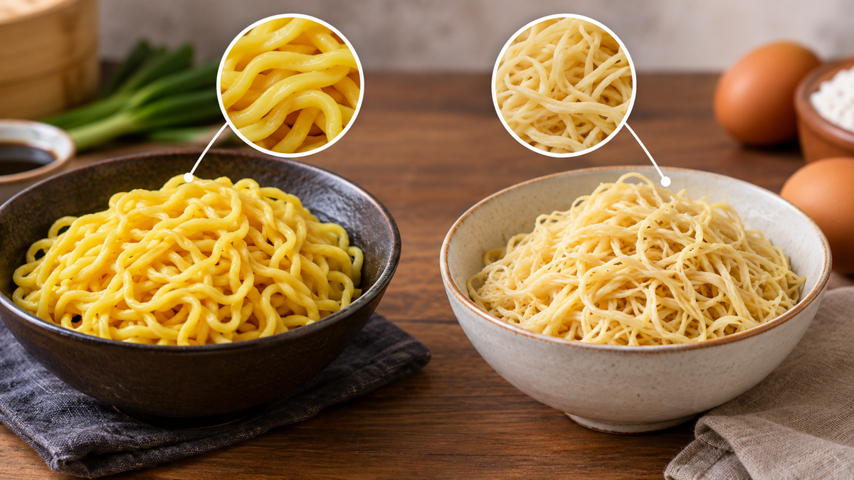 Alkaline vs. Egg Noodles: What Makes Their Textures Completely Different?
