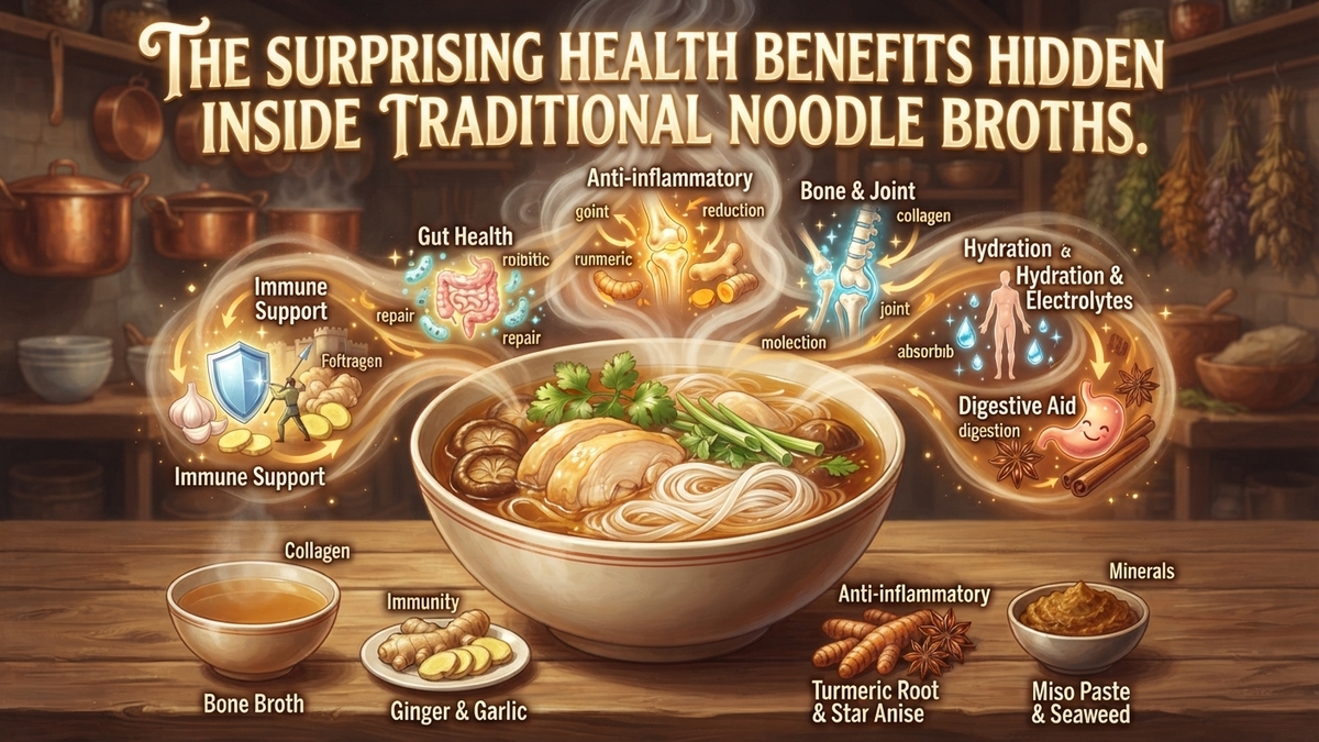 The Surprising Health Benefits Hidden Inside Traditional Noodle Broths